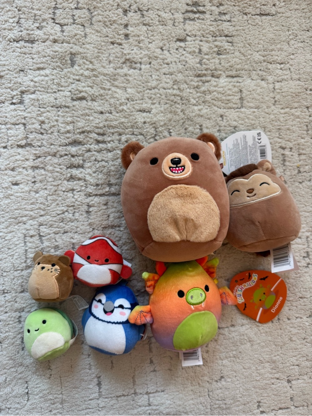 Lot of Squismallow Stuffed animal plush toys